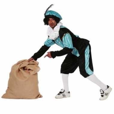 Carnavalsverkleedkleding blauwe zwarte pieten verkleedkleding budget