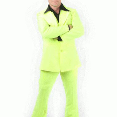 Groene verkleedkledings jaren 70