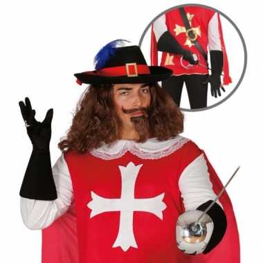 Verkleedkleding musketier accessoire volwassenen