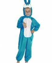 Blauw konijnen verkleedkleding voor kinderen