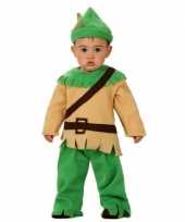 Carnavals verkleedkleding robin hood voor babies
