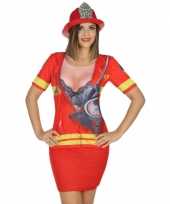 Compleet brandweer verkleedkleding voor dames