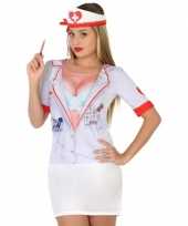 Compleet zuster verkleedkleding voor dames