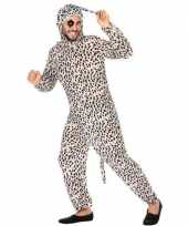 Dierenpak verkleed verkleedkleding dalmatier hond voor volwassenen