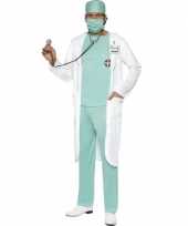 Dokter verkleedkleding met jas voor heren