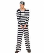 Gevangene boef clyde verkleed verkleedkleding voor heren