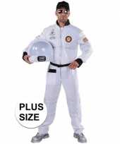 Grote maat astronaut verkleed verkleedkleding voor heren
