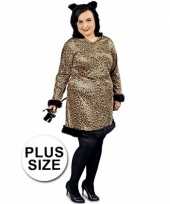 Grote maat feest panter verkleedverkleedkleding voor dames