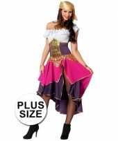 Grote maat feest zigeunerin verkleedverkleedkleding voor dames