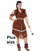 Grote maat indianen nahele verkleed pak verkleedkleding voor dames