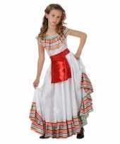 Mexicaans meisje verkleedkleding met rood schortje