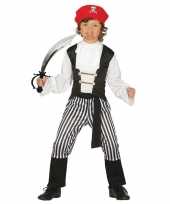 Piraten verkleedkleding maat 140 152 met zwaard voor kinderen