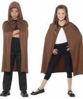 Verkleedkleding bruine cape