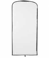 Verkleedkleding opberghoes transparant 95 x 42 cm